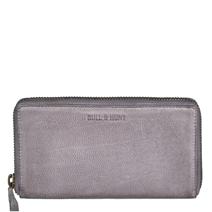 LARGE ZIP WALLET STEELGREY